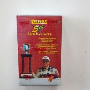 Rare 1995 Traks Race Cards 5th Anniversary Edition Factory Sealed  Box And Cards